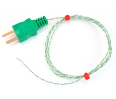 Product image for THERMOCOUPLE MINI TYPE K IEC PLUG 2M