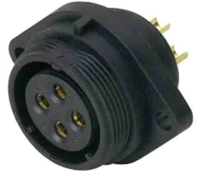 Product image for 2 WAY 2HOLE FLANGE MOUNT SOCKET 30A IP68