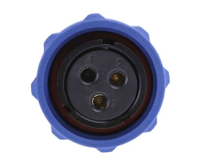 Product image for 3 WAY CABLE CONNECTOR SOCKET 30A IP68