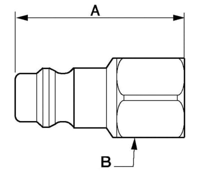 Product image for EURO STANDARD SAFETY COUPLING 1/2 BSPF