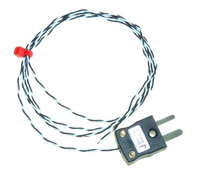 Product image for Type J Exp.Junction Thermocouple PFA 3m