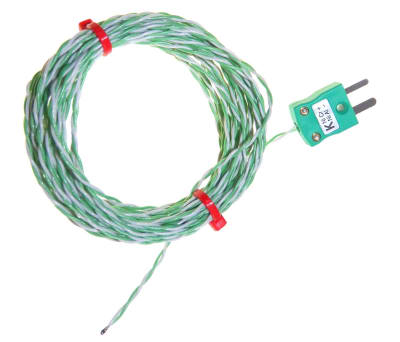 Product image for Type K Exp.Junction Thermocouple PFA 1m