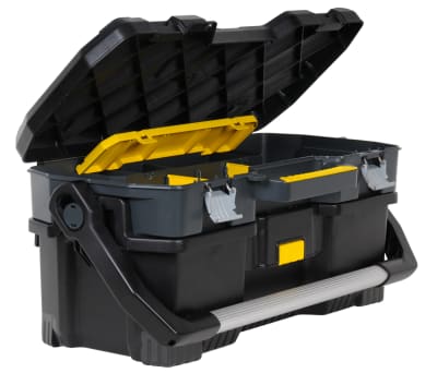 Product image for STANLEY 24 TOTE+SUITCASE BLK/ST.YELLOW