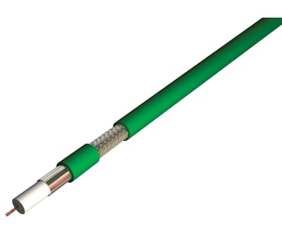 Product image for Coaxial cable XK100 75 Ohms Green