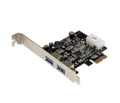 Product image for 2 port PCIe SuperSpeed USB 3.0 Card