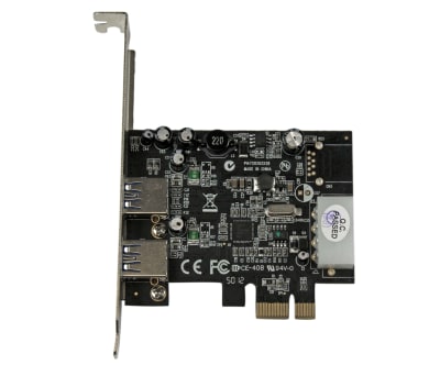 Product image for 2 port PCIe SuperSpeed USB 3.0 Card