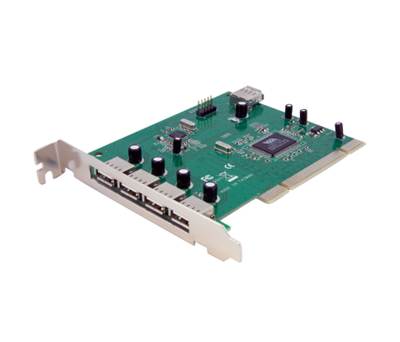 Product image for 7 Port PCI USB 2.0 Adapter Card