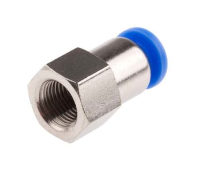 Product image for Metric Female Straight Adapter 6 mm M5