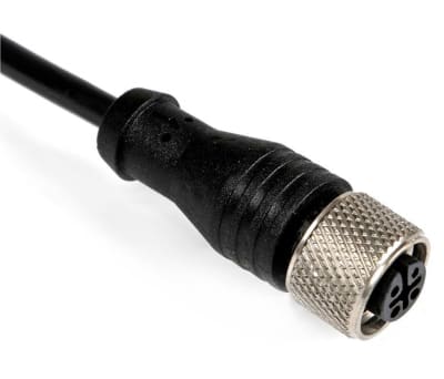 Product image for M12 Connector Female,4W-4C,2m,PVC,Shield