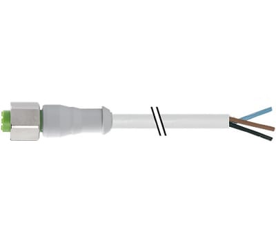 Product image for M12 5P F-free end,2M,Hygienic F&B