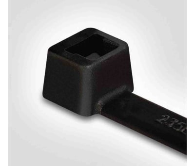 Product image for Black nylon cable tie 200x4.6mm