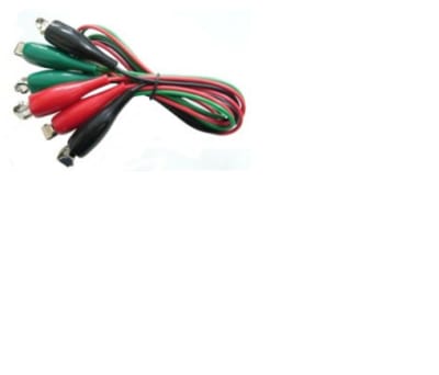 Product image for TEST LEADS BOTH ENDS CROCODILE 1000MM