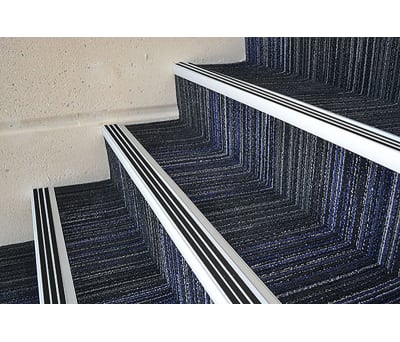 Product image for Non skid alum stairs protect black sand