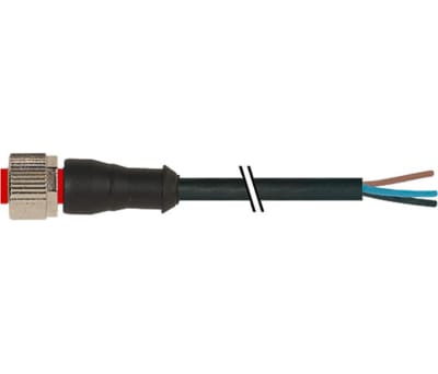 Product image for M12 CONNECTOR FEMALE STRAIGHT 4P 5M