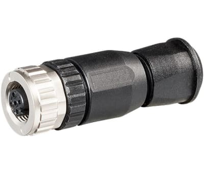 Product image for M12 connector female 5p straight
