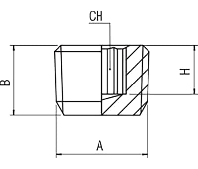 Product image for MALE PLUG - BSPP 3/8