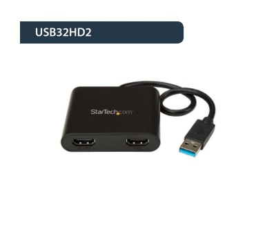 Product image for USB 3.0 - TYPE A TO DUAL HDMI DISPLAY AD