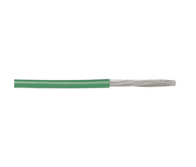 Product image for Wire 30AWG 600V UL1213 Green 30m