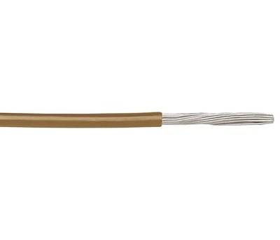 Product image for Wire 24AWG 600V UL1213 Brown 30m