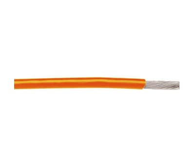 Product image for Wire 22AWG 600V UL1213 Orange 30m