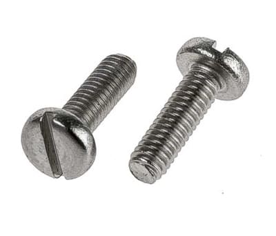 Product image for M2 x4 A2 ST ST Slot Pan Machine Screw