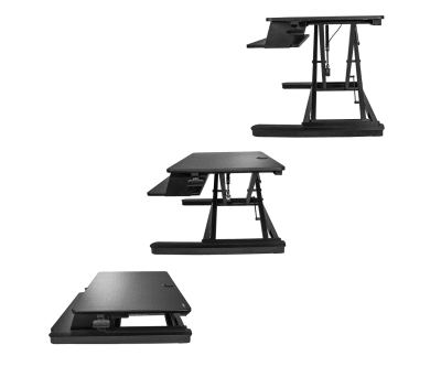 Product image for Sit Stand Desk Converter - For two Monit