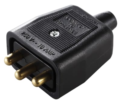 Product image for 10A 3 PIN HEAVY DUTY MAINS IN-LINE CONNE