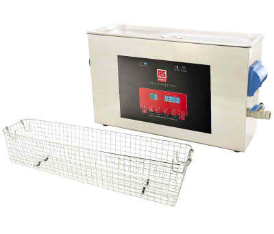 Product image for RS PRO Ultrasonic Cleaning Tank, 400W, 10L