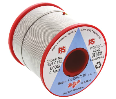 Product image for Multicore 0.7mm Wire Lead solder, +183°C Melting Point