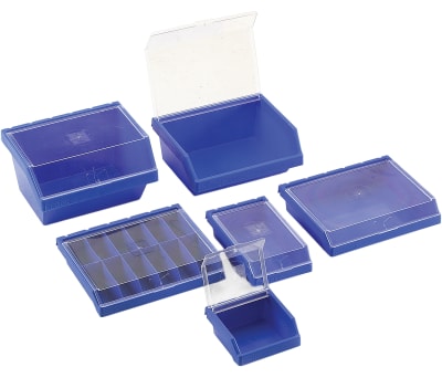 Product image for Blue visual bin system,198x153x113x110mm