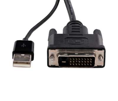 Product image for DVI to DisplayPort Adapter with USB Powe