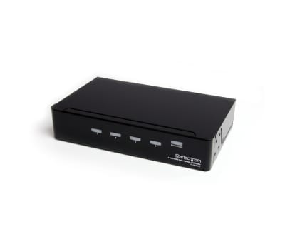 Product image for 4-PORT HDMI SPLITTER AND SIGNAL AMPLIFIE