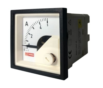 Product image for 48x48mm AC Ammeter Analogue Panel meter