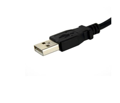 Product image for 2 ft Panel Mount USB Cable A to A - F/M