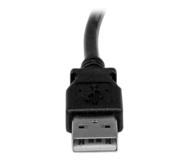 Product image for 1M USB 2.0 A TO LEFT ANGLE B CABLE - M/M