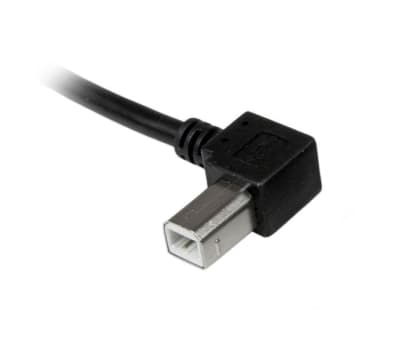 Product image for 1M USB 2.0 A TO LEFT ANGLE B CABLE - M/M