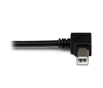 Product image for 1M USB 2.0 A TO LEFT ANGLE B CABLE - M/M