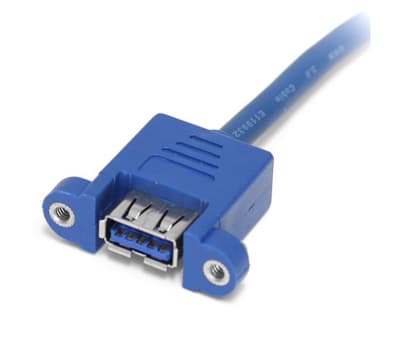 Product image for 2 PORT PANEL MOUNT USB 3.0 CABLE - USB A