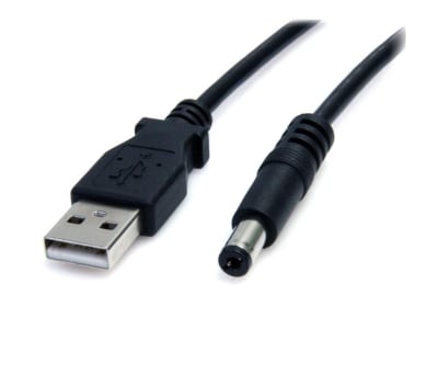 Product image for USB TO 5.5MM POWER CABLE - TYPE M BARREL