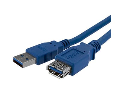 Product image for 1M BLUE SUPERSPEED USB 3.0 EXTENSION CAB