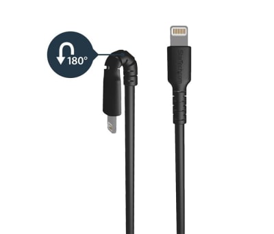 Product image for 3.3 FT. (1 M) USB TO LIGHTNING CABLE - A