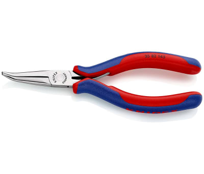 Product image for Knipex 145 mm Tool Steel Long Nose Pliers With 35mm Jaw Length