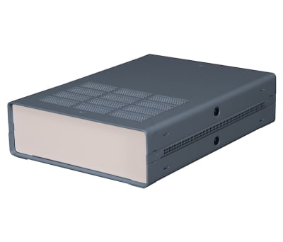 Product image for RS PRO Light Grey Extruded Aluminium Enclosure, IP30, 279 x 203 x 65mm