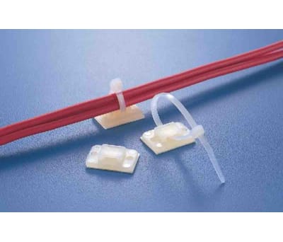 Product image for Self Adhesive Cable Tie Base, 4mm