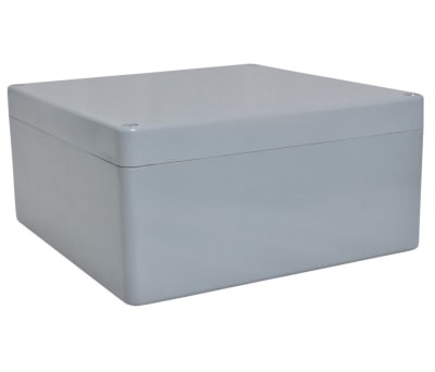 Product image for RS PRO Grey Glass Reinforced Polyester Enclosure, IP66, 255 x 250 x 160mm