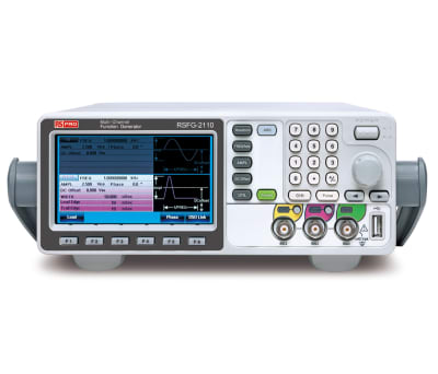 Product image for RS PRO RSFG-2110 Function Generator 25MHz (Sinewave) LAN, USB