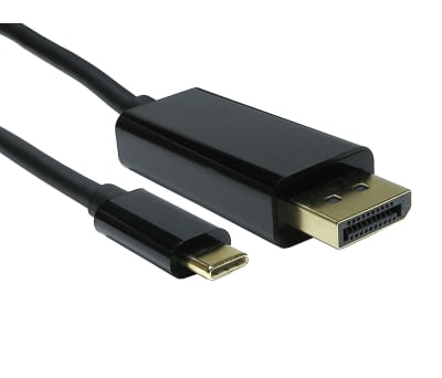 Product image for 3MTR USB TYPE C M - DISPLAYPORT M BLACK