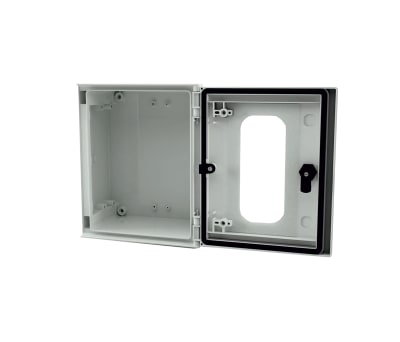 Product image for GRP ENCLOSURE, GLAZED DOOR, 300X250X140M