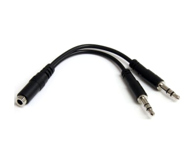 Product image for AUDIO & MICROPHONE HEADSET SPLITTER ADAP