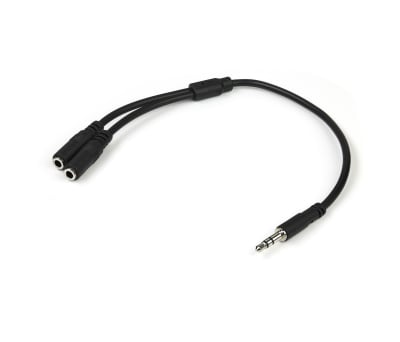 Product image for SLIM PHONO STEREO SPLITTER CABLE 3.5MM T